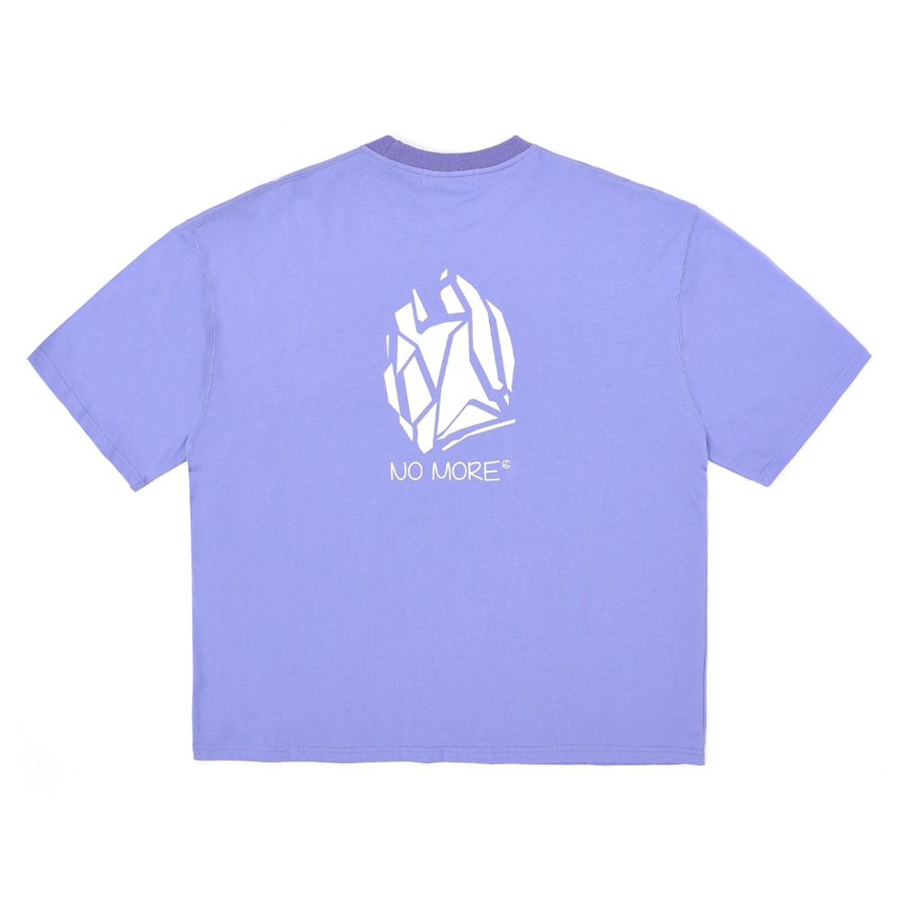 [까를로] No More Plastic T-shirts_Light Purple fashion