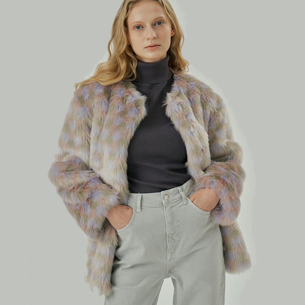 [몰리올리] 레베카 에코퍼 자켓 [MIX COLOR] fashion
