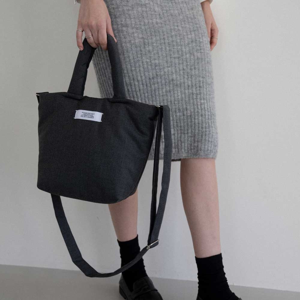 ECOGRAM 에코그램 [리버드] Soft Puff Bag Medium #3 fashion