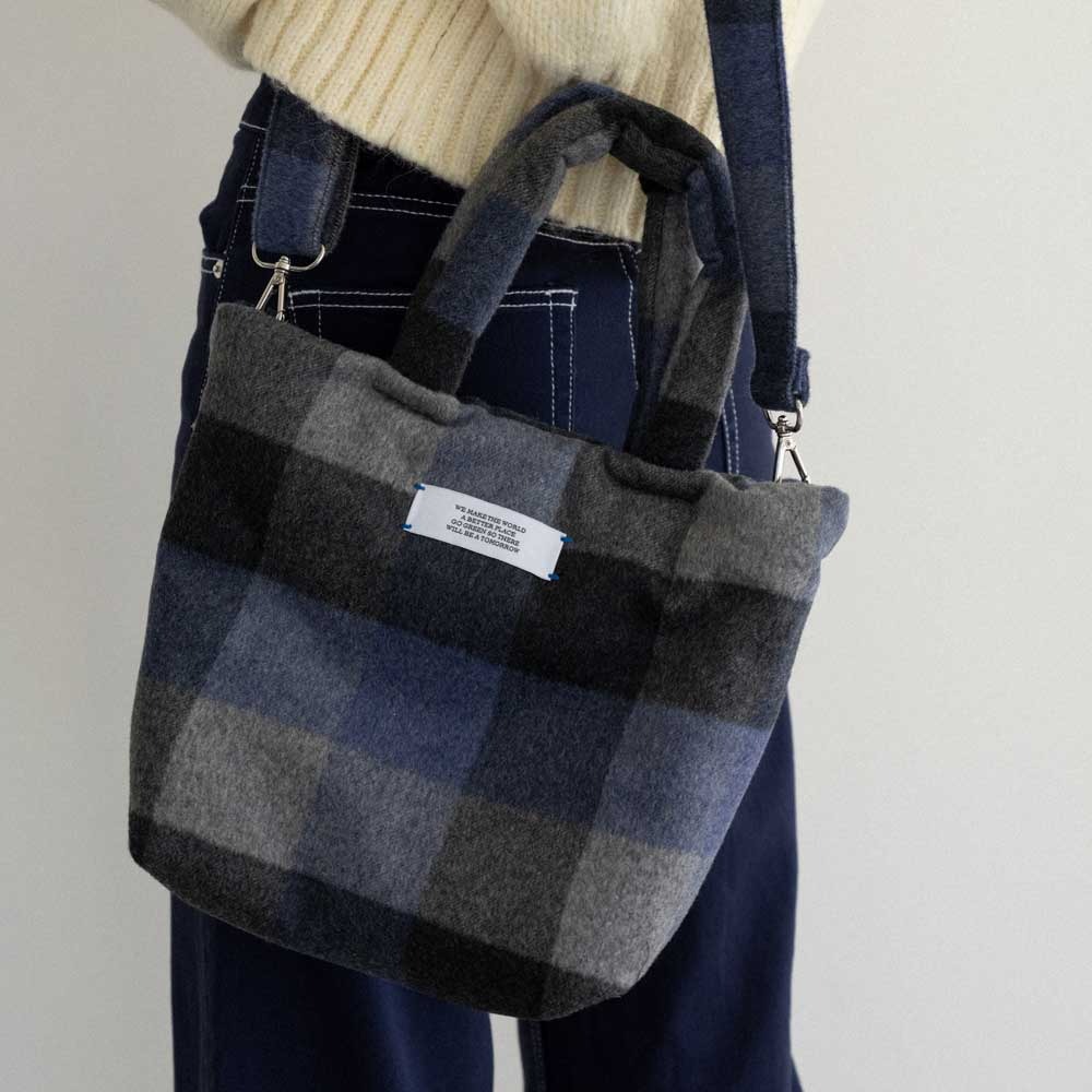 ECOGRAM 에코그램 [리버드] Soft Puff Bag Medium #1 fashion