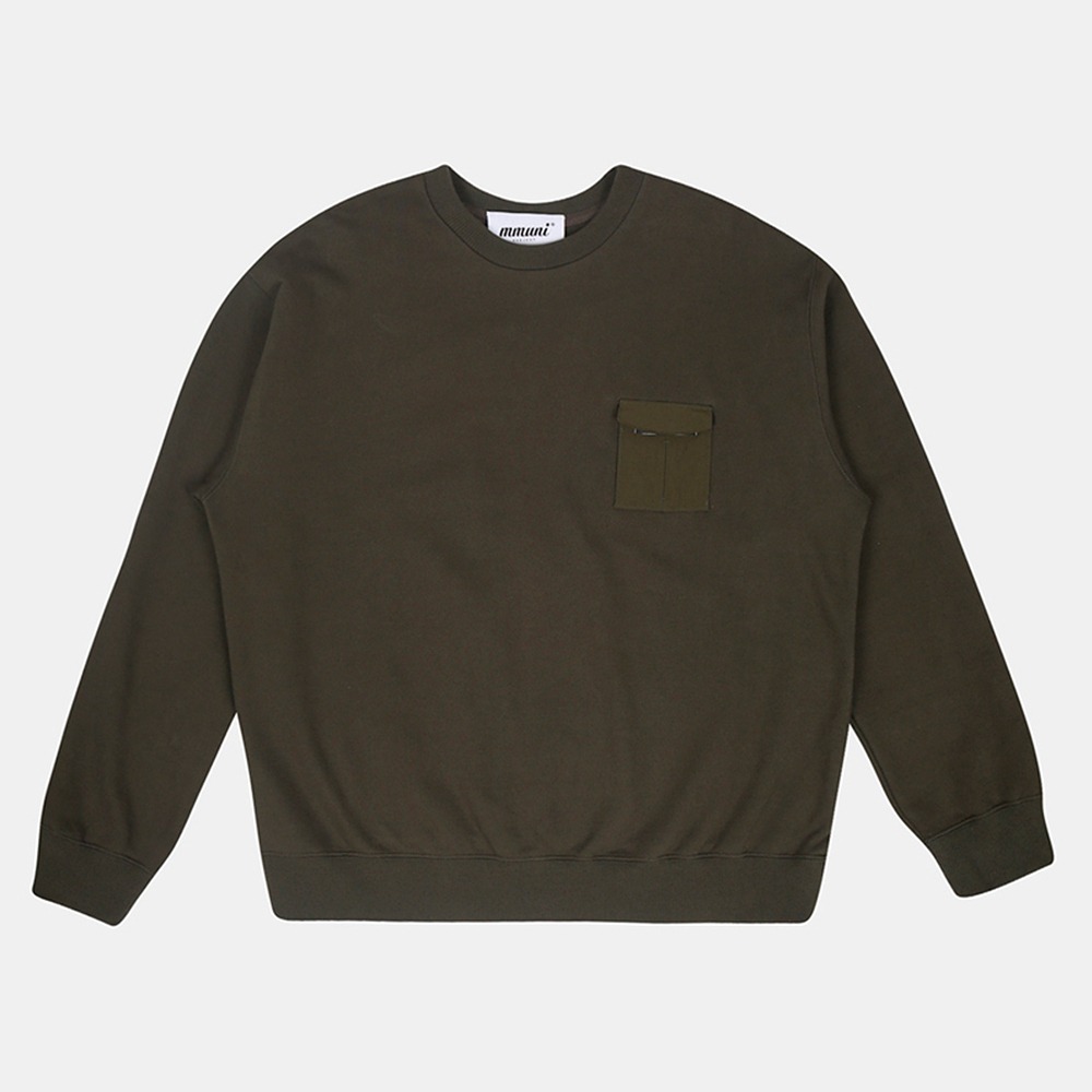 ECOGRAM 에코그램 [뮤니 프로젝트] mmuni design label pocket organic sweatshirts fashion