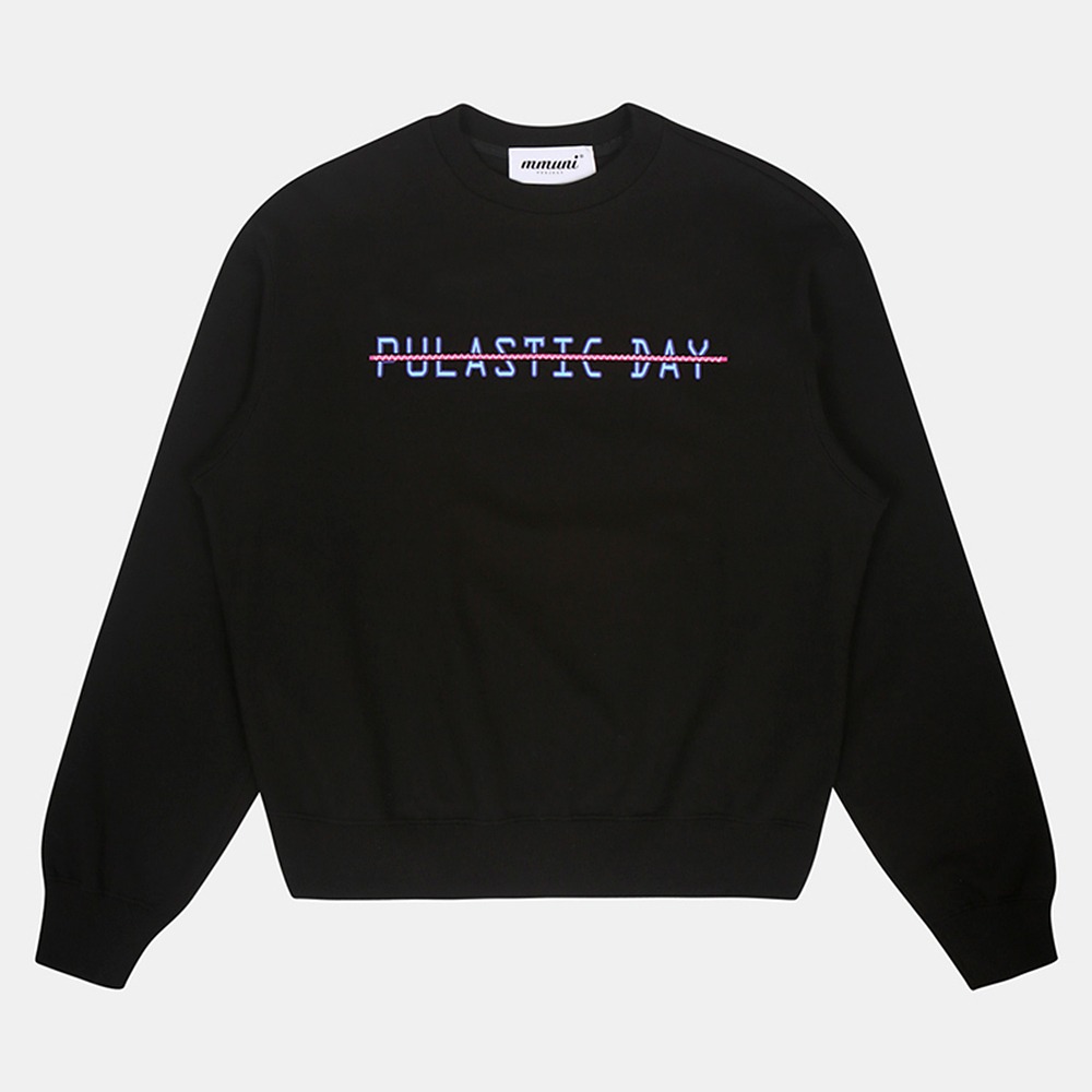 ECOGRAM 에코그램 [뮤니 프로젝트] mmuni pulasticday printing organic sweatshirts fashion