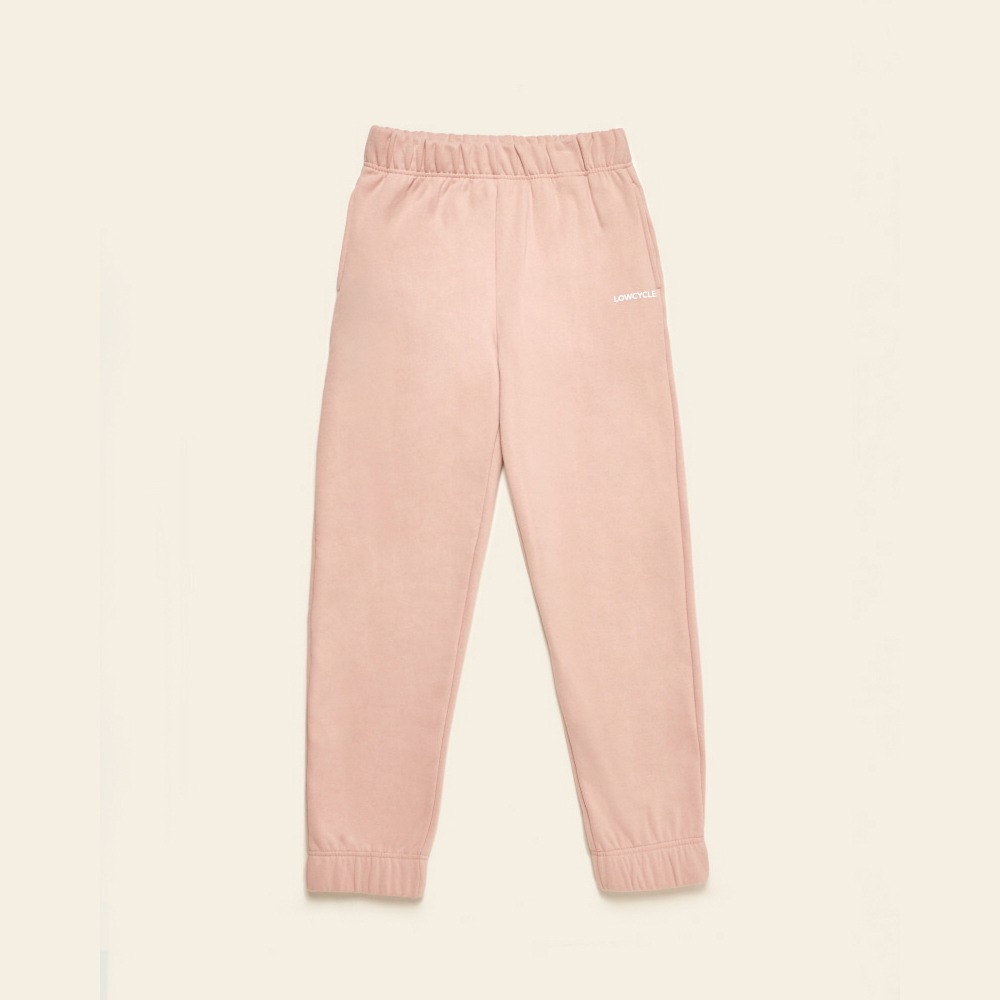 [로우사이클] 리사이클 쭈리 퍼 핑크 조거 팬츠 fashion