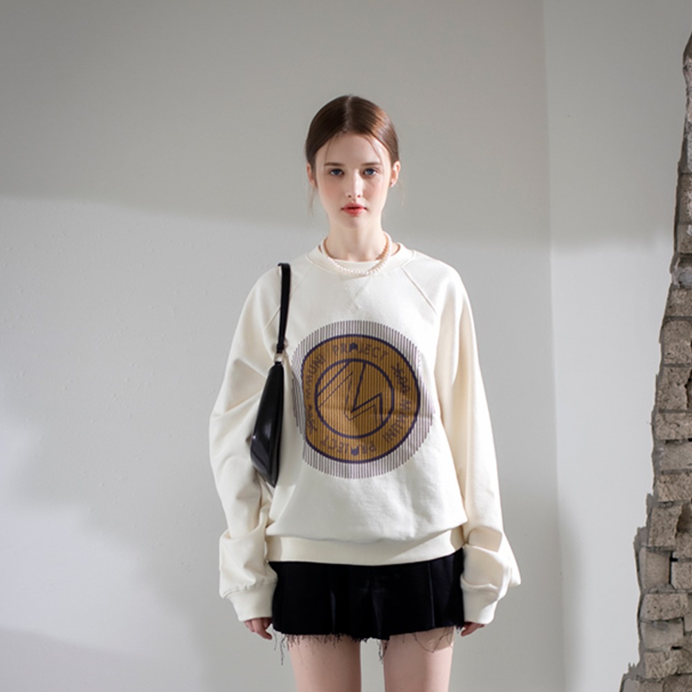 ECOGRAM 에코그램 [뮤니 프로젝트] mmuni project circle printing organic sweatshirts fashion