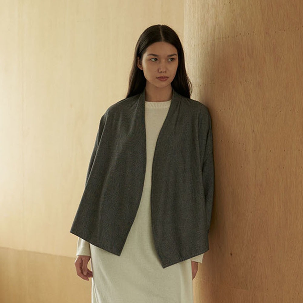 [아유] cotton stingray jacket-grey fashion