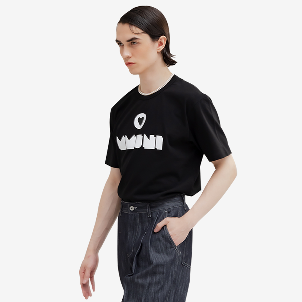 ECOGRAM 에코그램 [뮤니프로젝트] 로고 프린팅 티셔츠(T-SHIRTS#104) fashion