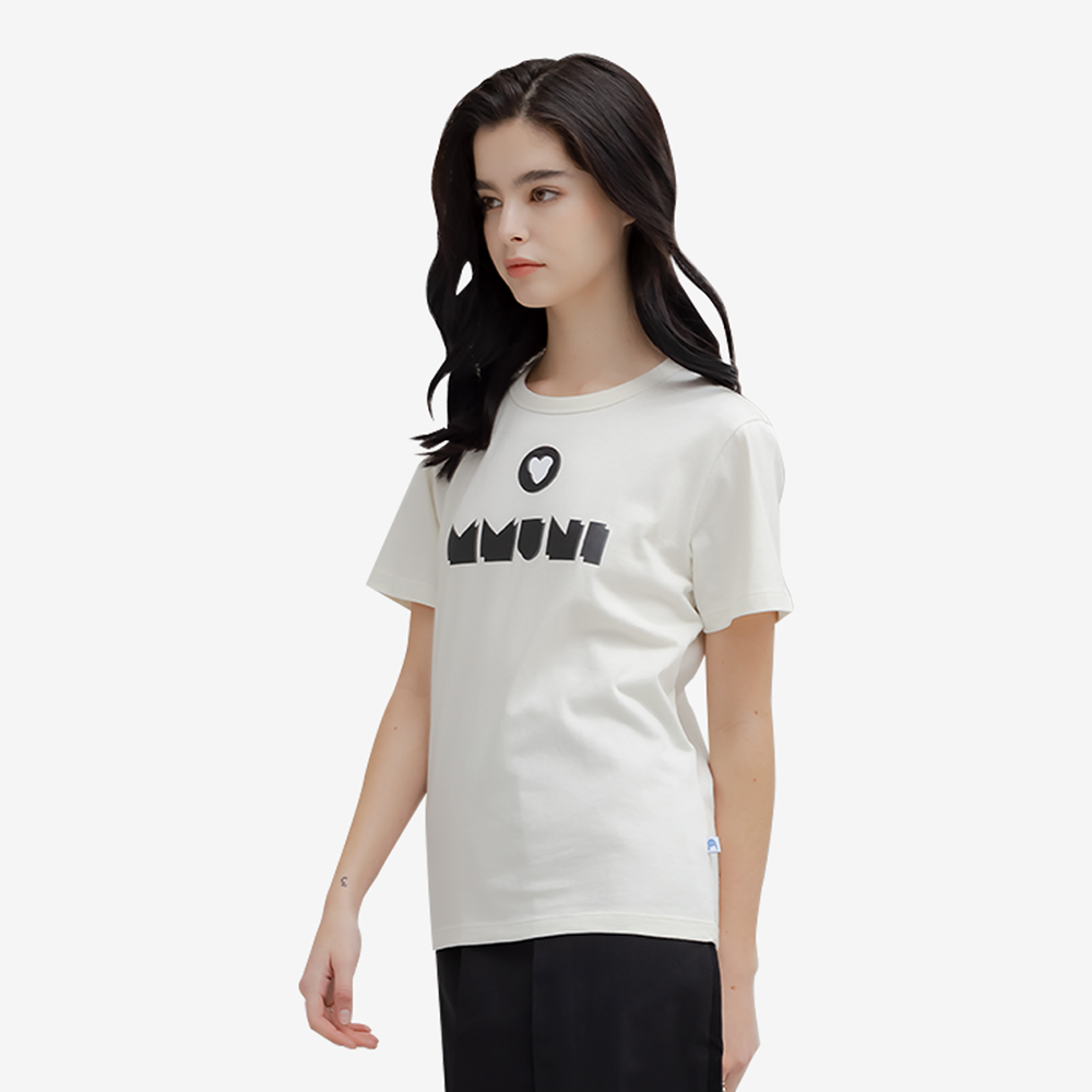 ECOGRAM 에코그램 [뮤니프로젝트] 로고 프린팅 티셔츠(T-SHIRTS#1004) fashion