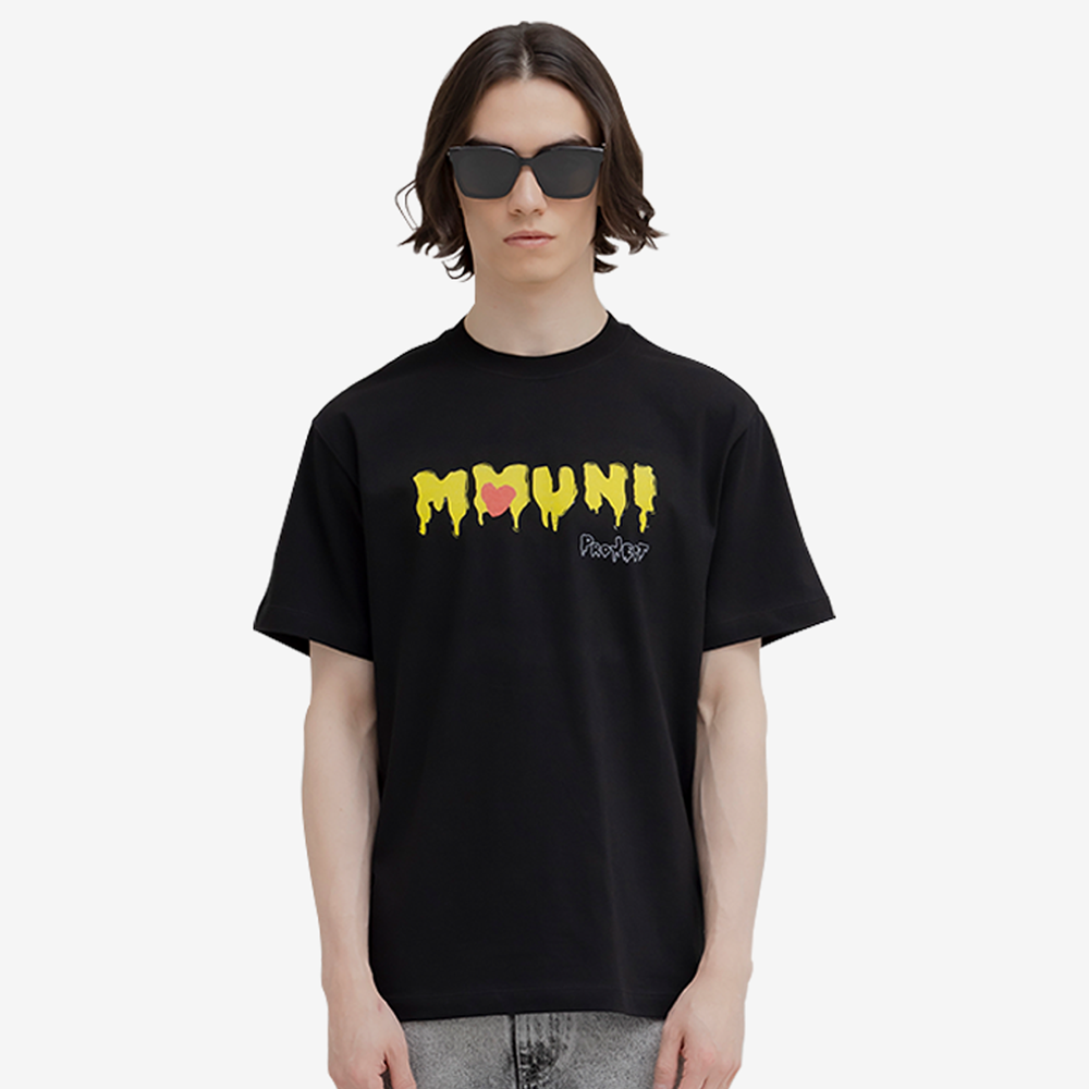 ECOGRAM 에코그램 [뮤니프로젝트] 로고 프린팅 유니섹스 티셔츠(T-SHIRTS#2_M) fashion