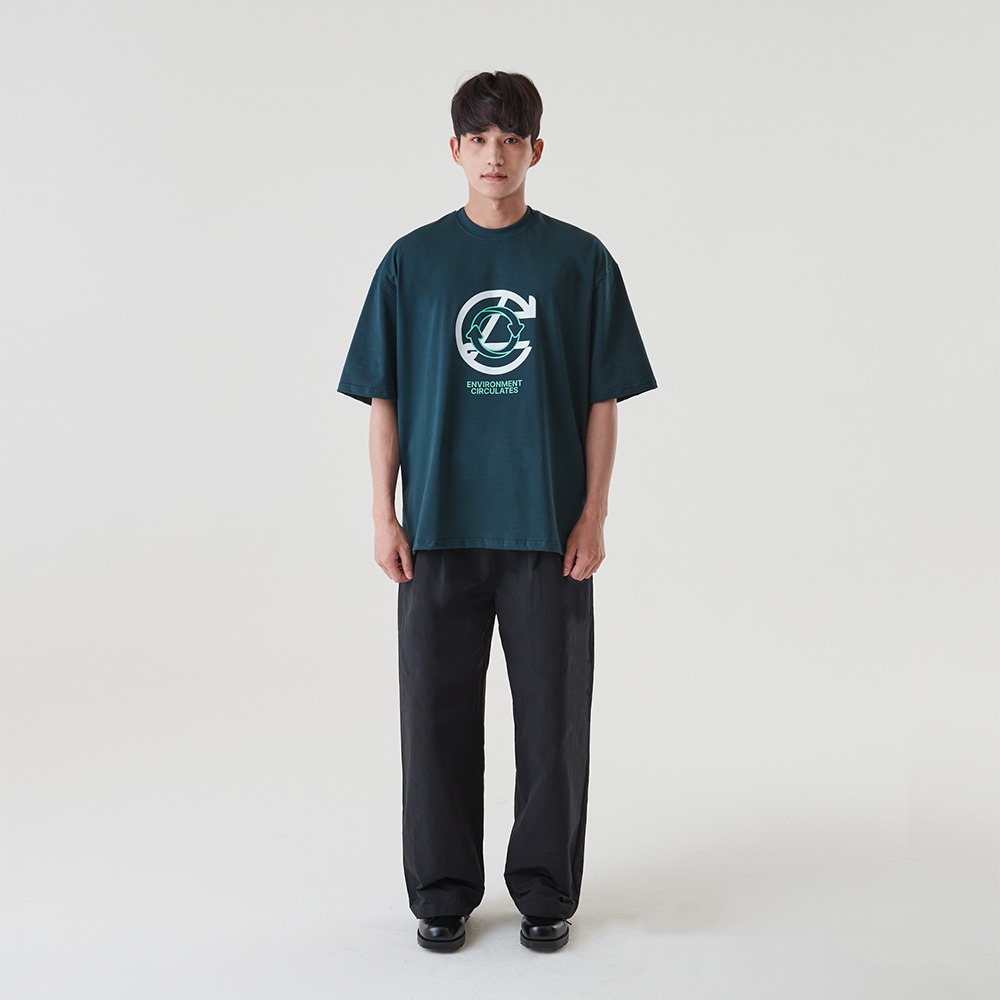 ECOGRAM 에코그램 [까를로] ECO CYCLE T-SHIRTS fashion
